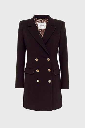 Abito robe-manteau in crêpe - 4