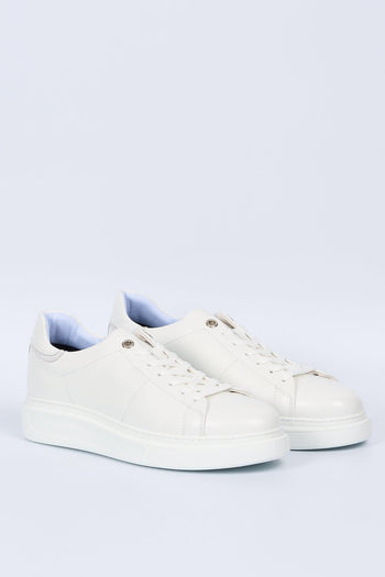 Harmont Blaine Sneaker in Pelle Bianca Uomo - 5