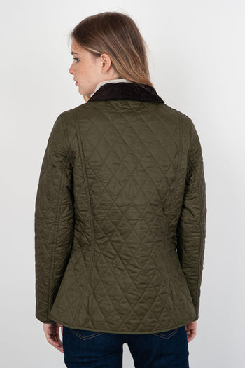 Annandale Quilt Jacket Sintetico Verde Oliva - 4