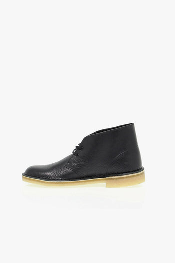 Polacco DESERT BOOT LEATHER in pelle nero - 3