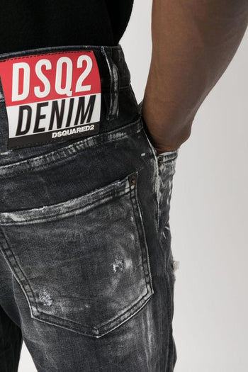 2 Jeans Nero Uomo - 6
