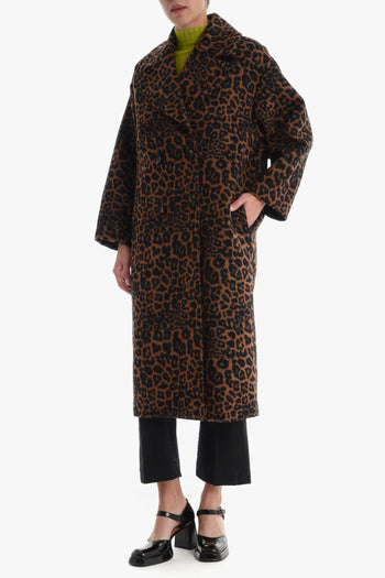 Cappotto Marrone Donna maculato - 4