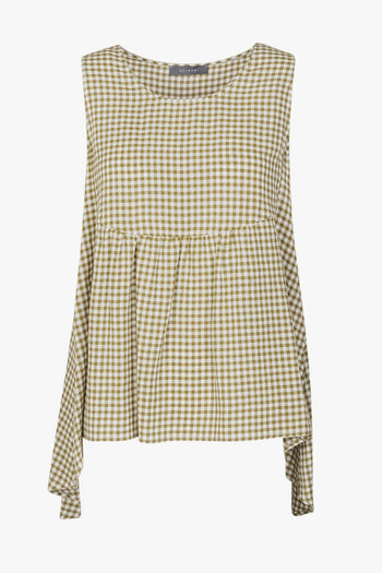 - Top - 430656 - Bianco/Verde - 2