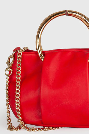 Àlmala Mini Lu Borsa Pelle Rosso Corallo Wedding Edition - 2