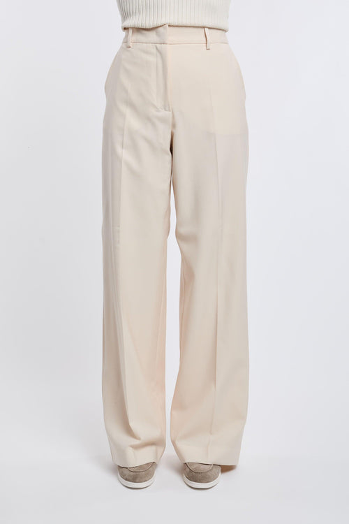 Max Mara Pantalone 100% WV Bianco