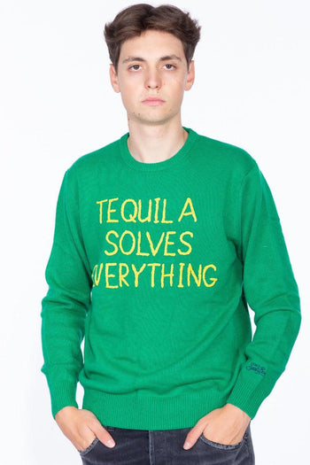 Saint Barth Maglia Emb Tequi Every 57 Verde Uomo - 3