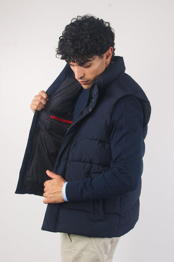 Smanicato Tasche Blu Navy - 7