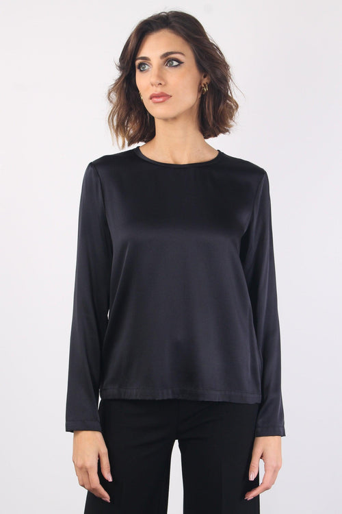 Casacca Seta Nero