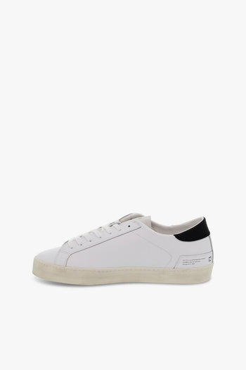 Sneakers HILL LOW CALF in pelle e camoscio bianco e nero - 3