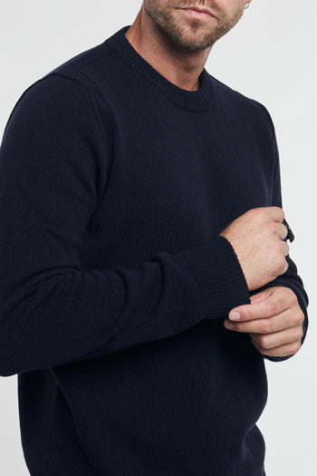 Maglia Lambswool Blu Uomo - 8