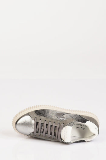 Sneakers Feltro Grigio/nero Donna - 6