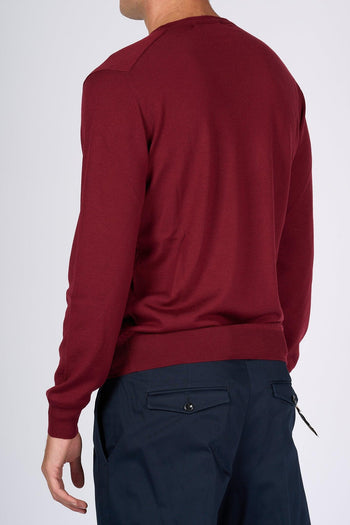 Maglia V Pukaky Rosso Scuro Uomo - 2