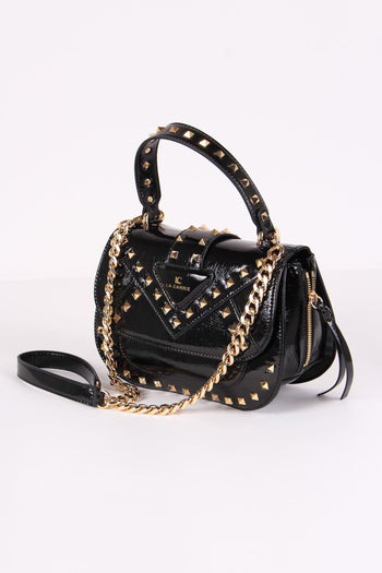 Tracolla Grande Vernice Black - 4