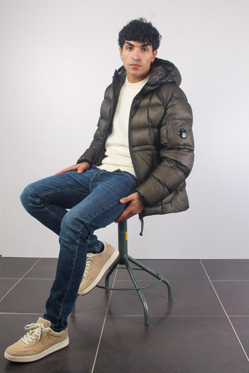 Piumino Grosso Dd Shell Olive Night - 7
