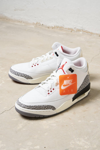 Sneakers 7819 Air Jordan 3 Retro White Cement - 3