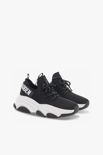 Sneakers PROTEGE BLACK in tessuto nero e bianco - 5