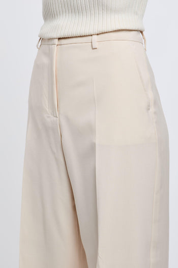 Max Mara Pantalone 100% WV Bianco - 4