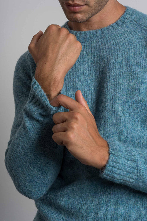 Maglia Girocollo Azzurro Uomo
