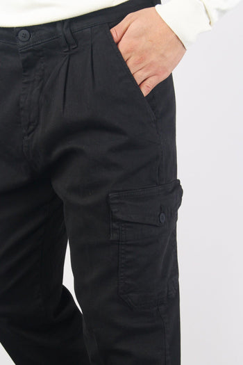 Pantalone Cargo Nero - 8