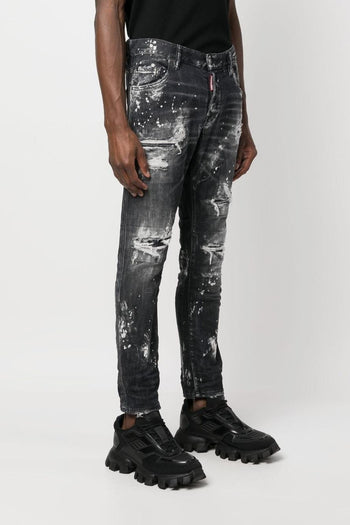 2 Jeans Nero Uomo - 4