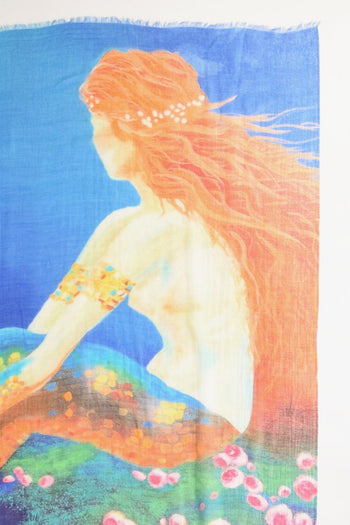 Sciarpa Stampa Blu/multicolor Donna - 3