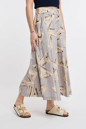 Pantalone culotte in cotone - 4