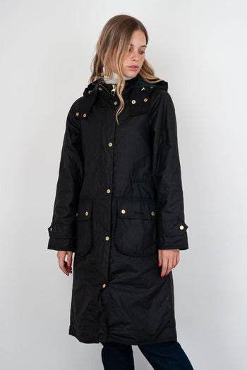 Parka Long Cannich Wax Nero - 3