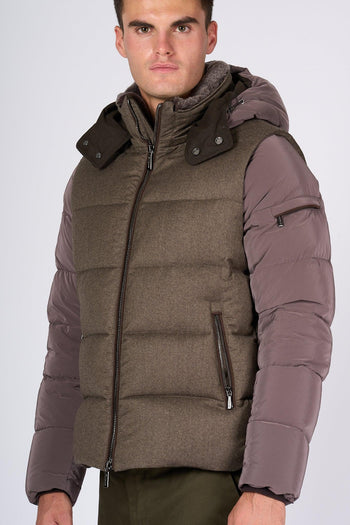Piumino/Gilet Casciano Bomber Cacao Uomo - 2