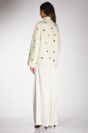 Giacca Paiette Bianco Donna - 5