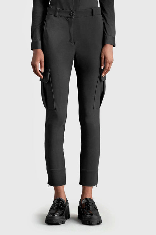 Pantalone Winter Skinny Cargo Wom Nero Donna