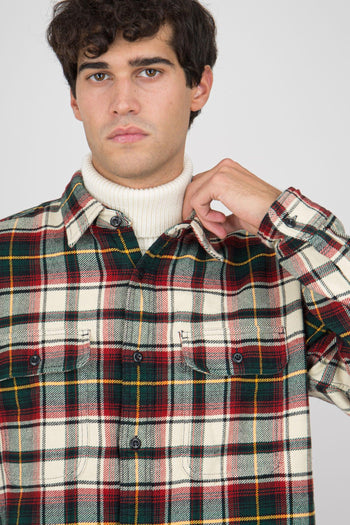 Camicia Work Vintage Flannel Sabbia Uomo - 5