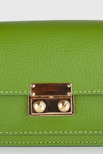 Borsa #Bag in Pelle Verde - 4