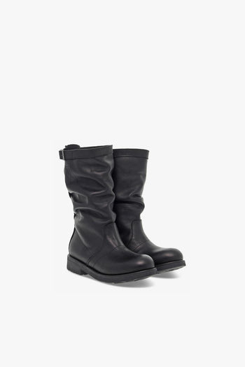 Stivale VINTAGE BIKER MEDIO EX-VIETTA in pelle nero - 5