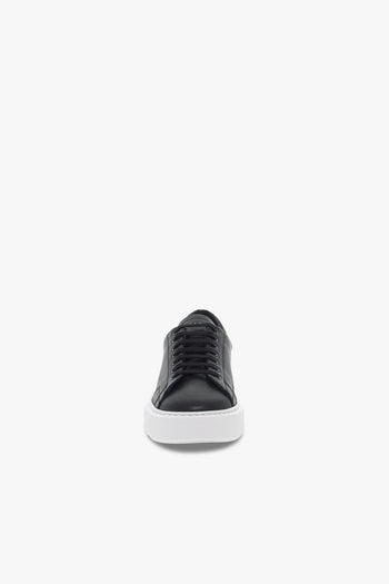 Sneakers SFERA CALF in pelle nero e argento - 4