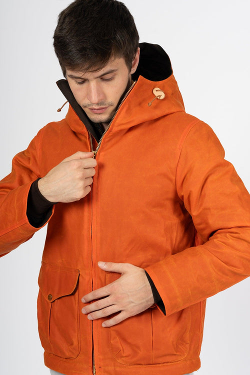 Blazer Coat Arancio Uomo