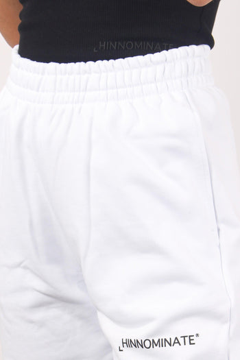 Pantalone Felpa Basico Bianco - 9