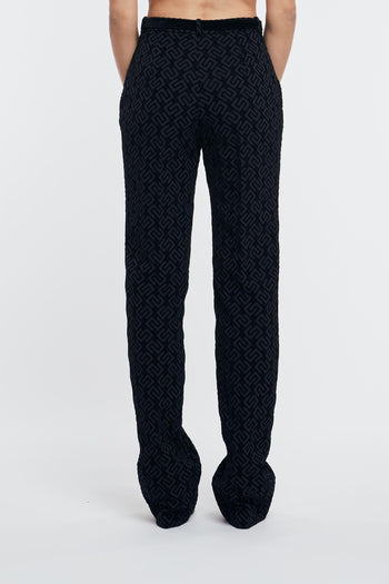 Pantalone con Cintura Nero Donna - 4