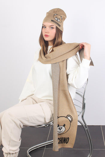 Sciarpa Orso Lurex Oro - 6