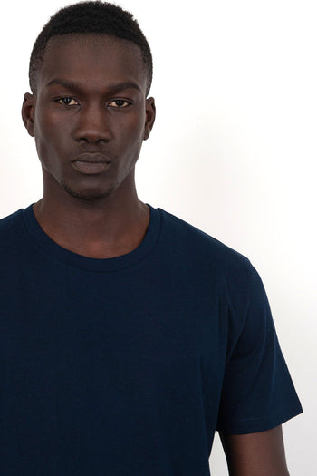 T-Shirt Cesar Cotone Blu Navy - 7