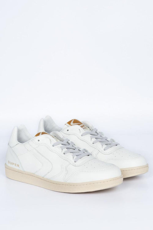 Sneaker Super Pelle Bianco Uomo - 2