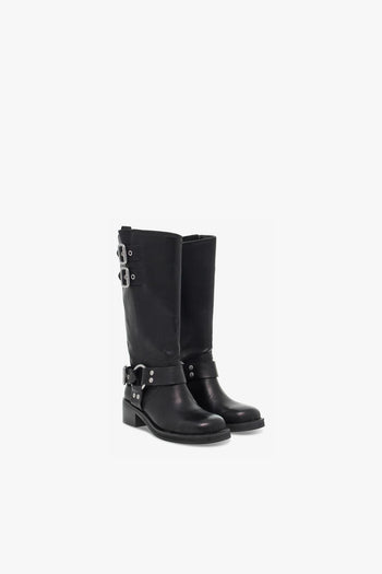 Stivale EASTERN BLK in pelle nero - 5