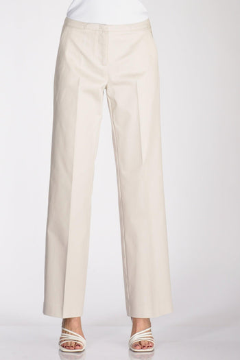 Pantaloni Justine Bianco Naturale Donna - 3