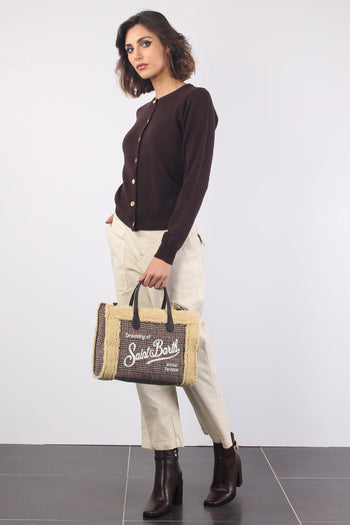 Cardigan Bottoni Oro Terra - 5