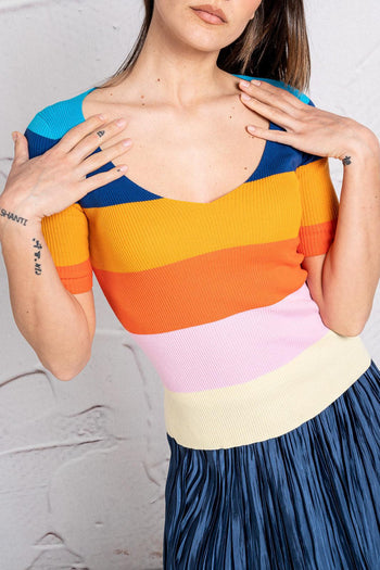 Maglia Multicolor 3360 - 5