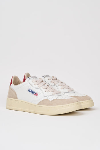 Medalist Low Wom Leatsuede Rosso Donna - 7