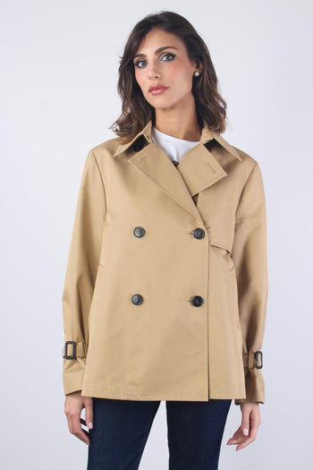 Biglia Trench Corto Miele - 7