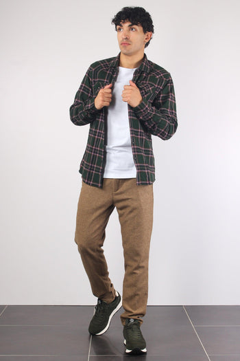 Camicia Texana Check Verde - 3