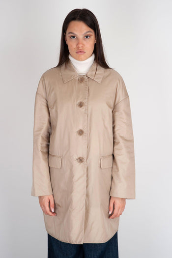 Cappotto Teena in Nylon Beige - 5